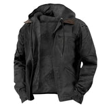 Jaqueta Masculina Para Inverno Fleece com Capuz - (Promoção de Inverno 2025)