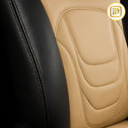 Kit Capa Para Banco de Carro em Couro Legítimo Universal Flatcar + BRINDES: Tapetes Automotivos