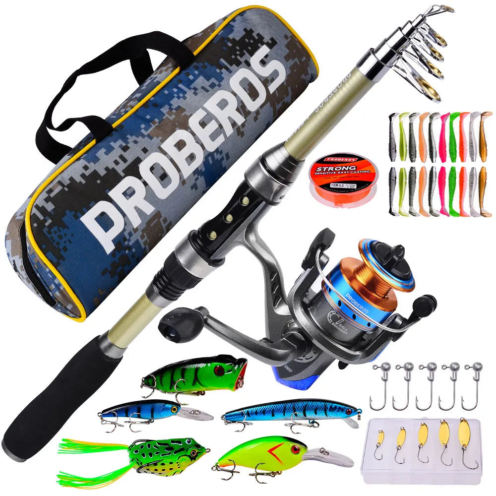 Kit Bolsa Completo Proberos Pescador Iniciante