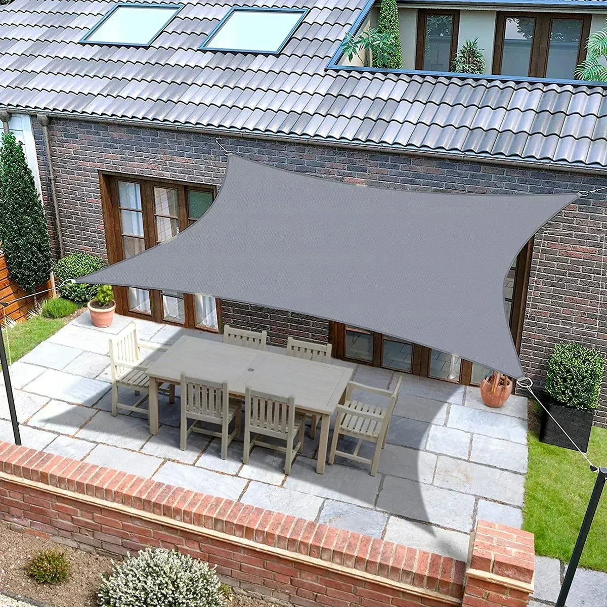 Toldo Portátil Impermeável + Kit de Cordas Trilhus